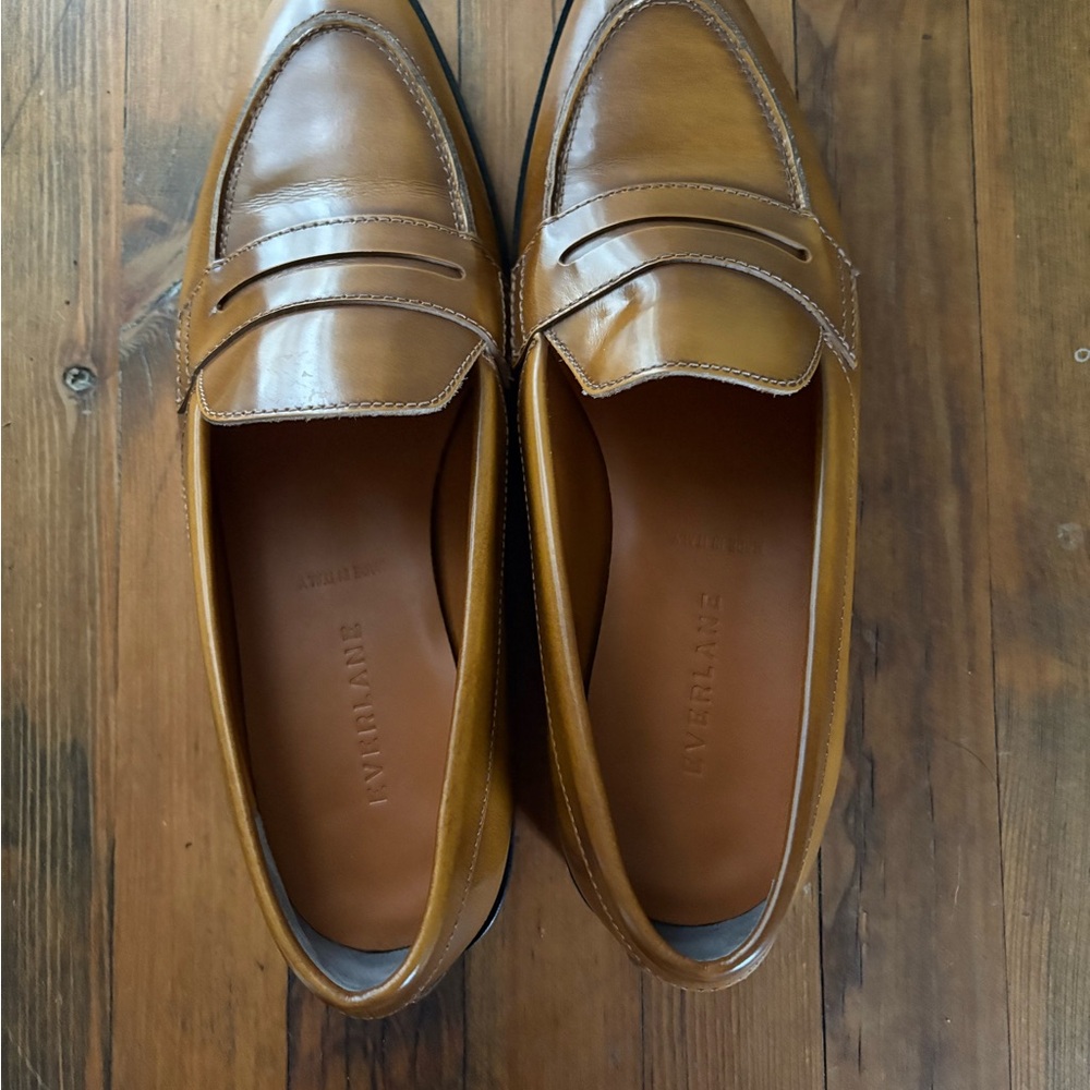 Everlane Men's Brown Leather Loafers